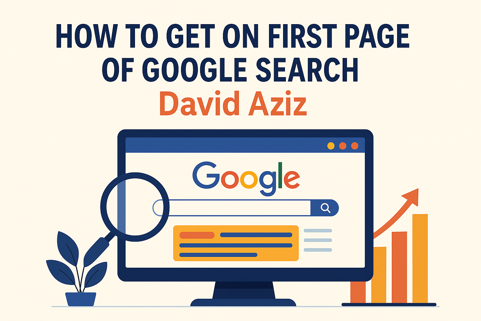 How to Get on First Page of Google Search: Insights by David Aziz